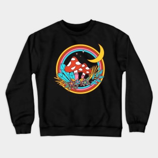 Trippy Mushrooms Crewneck Sweatshirt